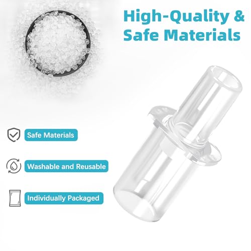 Image of Breathalyzer Mouthpieces (800-Pack) Compatible with S75,S80 Alcohol Breathalyzer Tester, Personal Breathalyzer Mouthpieces with Individually-Wrapped Fit for Breath Alcohol Testers Trace,Element,Scout