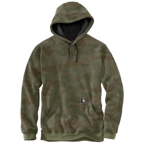 Carhartt Mens 107301 Marquette Camo Sweatshirt X-Large Army Green Camo