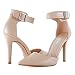 Guilty Heart Womens Sexy Dorsay Pointed Toe Ankle Strap Dress High Heel Stiletto Pumps