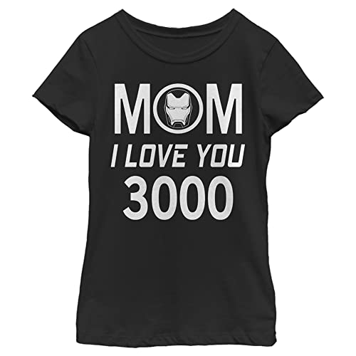 T-shirt Marvel Girl's Mom 3000 noir en coton taille L pour maman fan de super-héros