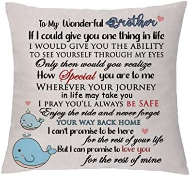 Grandson Hug Cushion Covers My Boy Birthday Gift Inspirational Home Decor Throw Pillow Cases Graduation Keepsakes Encourage Pillowcases Go to University I Love You Forever Reminder Gift Christmas