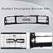 CarPartsDepot Front Grille Grill Black Compatible With 1994-2000 GMC C/K 1500 2500 3500 Sierra Yukon GM1200357 12375422 With Dual Headlight Holes