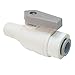 Parker LFPP6VMC6 Ball Valve, Tube to Pipe, Polypropylene, Push-to-Connect Connector, 3/8"