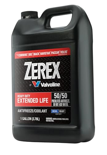 Image of Zerex Extended Life Red Heavy Duty (HD) 50 /50 Prediluted Ready-to-Use Antifreeze /Coolant 1 GA