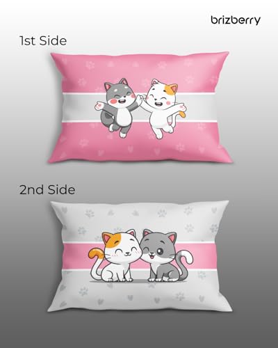 Image of Brizberry Kids Pillow Cushion with Super Soft Fabric | Animal & Cartoon Prints | 12x18 inches (Design 4)