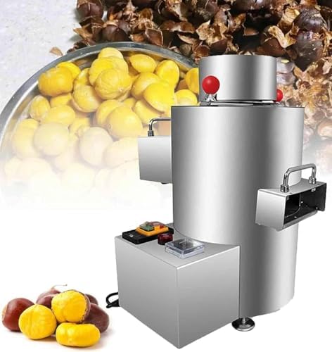 220V Commercial Chestnut Peeler Machine, 300W/550W, High-Efficiency Chestnut Shell Opening, 100 Kg/h, 8-18 Blades for Bulk Processing, Ideal for Food Industry