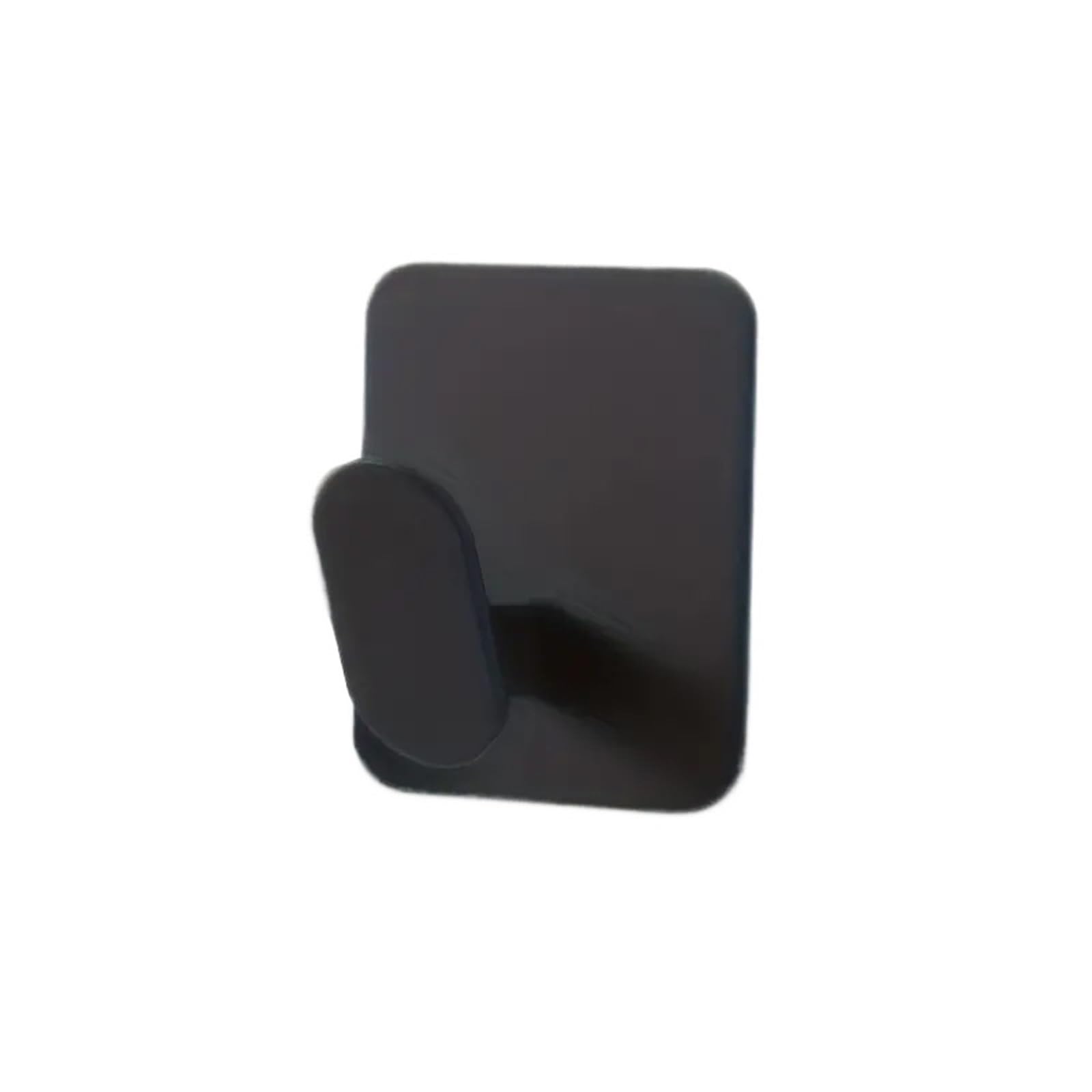 Lot de 4 crochets muraux adhésifs en acier inoxydable, faciles à installer, peu encombrants, résistants la rouille, for suspendre vêtements, chapeaux, peignoirs Pour Peignoir(Black)