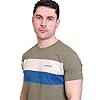Lambretta Mens Panelled T-Shirt - Khaki - 2XL #2