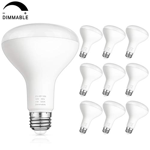 SHINE HAI BR30 LED Light Bulbs, 65W Equivalent LED Light Bulbs, 4000K Neutral White E26 Base Bulbs, Non-dimmable, Flood Lighting Bulbs, 6-Pack