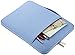 MOSISO Laptop Sleeve Compatible with MacBook Air/Pro, 13-13.3 inch Notebook, Compatible with MacBook Pro 14 inch M3 M2 M1 Chip Pro Max 2024-2021, Polyester Multifunctional Briefcase Bag, Serenity Blue