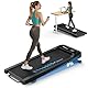 MERACH Walking Pad, Laufband Für Zuhause mit 9% Automatischer Steigung, 1-6KM/H, 2.5PS Laufband Schreibtisch für den Heim- und Bürogebrauch, Geräuscharme Laufbände bis 120kg, APP&Fernbedienung