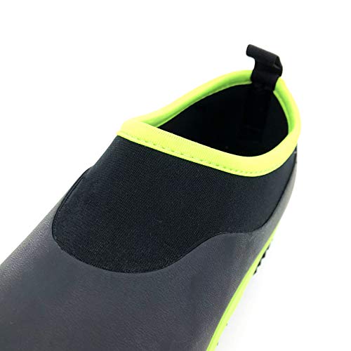 Image of SYLPHID Men's Garden Shoes Women's Rain Shoe Waterproof Neoprene Camp Booties for Camping, Lawn Care, Gardening and Yard Work