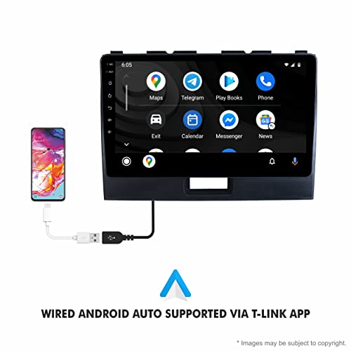 Image of 9 Inches Advanced Car Radio Receiver Android 10 System for Maruti Suzuki Old Wagon R (2011-18) with 2GB /16GB RAM & ROM with Apple Carplay and Android Auto