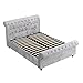 with Hydraulic Lift Queen Size Upholstered Storage Bed,Multifunctional Bed for Bedroom,with Noise-Free Metal Frame, Suitable for Bedroom, Apartment (Mattress Not Included)