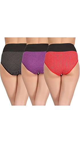 Image of Regular Women's Cotton Underwear Hipster (Multicolour, L)