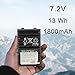 Yeacomm FNBV94 FNB-V94 FNB-V83 7.2V 1800mAh Ni-MH Battery Pack Replacement Battery Compatible for Two Way Radio Yaesu Vertex VX-410, VX-420, VX-420A, VX-160, FT-60R, FT-270 (FBA)