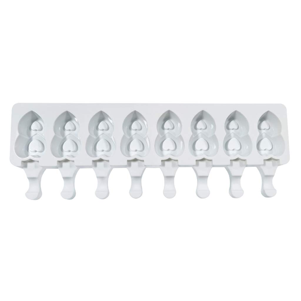 Moldes para helado, Molde de silicona con forma corazón for paletas helado