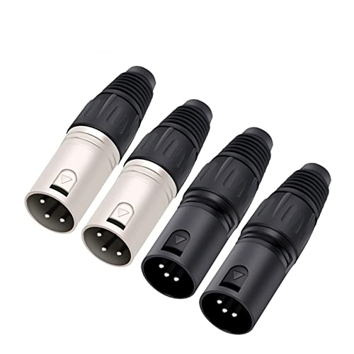 Cable XLR y adaptadores de audio para micrófonos en estudio de sonido 2