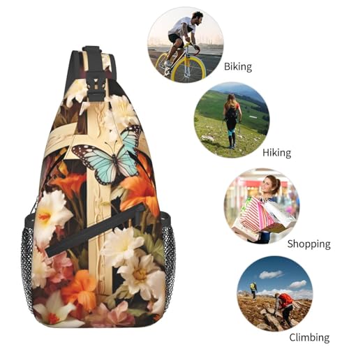Mochila pequeña bandolera para senderismo unisex miniatura 6