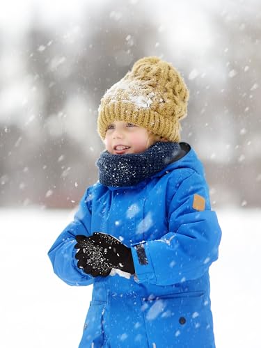 Glooarm 12 Pairs Kids Gloves Winter Toddler Full Finger Knit Gloves Bulk - image 5