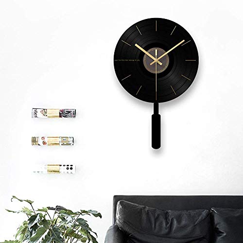 Horloge murale design microphone pendule acrylique verre trempé - 8