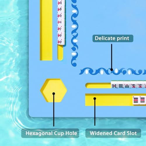 Mesa flotante para Mahjong y juegos de cartas 2 en 1 miniatura 7