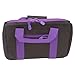 Nc Star Discreet Pistol Case, Black with Purple Trim, Small