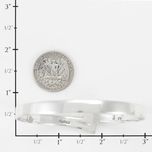 Turquoise Bracelet Sterling Silver 925 Genuine Gemstone Bangle Bracelet4