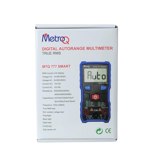 Image of Metro Q Autorange Battery Powered Multimeter MTQ 777 Smart