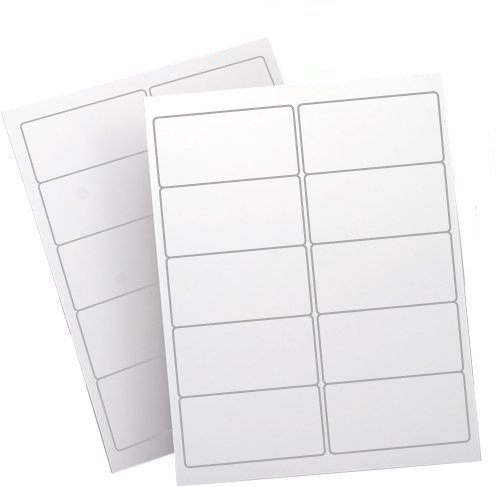 DigiOrange® White Shipping Labels for Laser/Inkjet Printers, 2 inches x 4 inches, Pack of 1000
