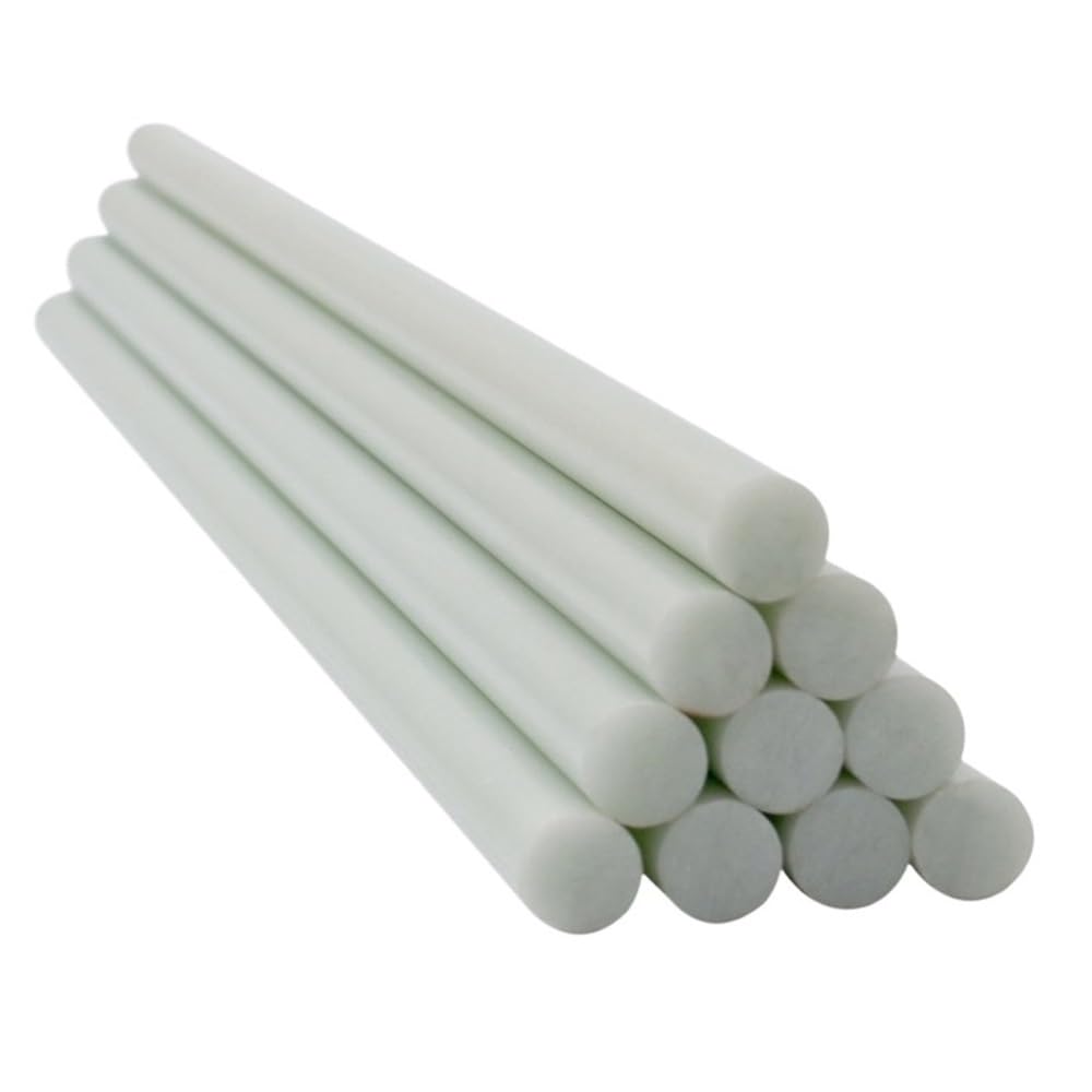 TonuuoDC 10pcs 500mm Fiberglass Roddings, Glass Fiber Round Bar 2-10mm Dia High Strength Solid Rod(3mm)