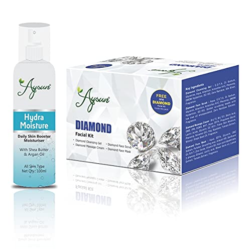 Aysun Hydra Moisture & Diamond Facial Kit Combo Pack of 2
