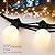 PURPLE LEAF Louvered Pergola 10' x 14' Outdoor Wood Grain Aluminum Pergola with 24 White LED String Lights Adjustable Roof Retractable Patio Rainproof Hardtop Gazebo for Deck Backyard Garden