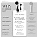 PMD Beauty Clean Pro OB - Smart Facial Cleansing Device with Silicone Brush & Obsidian Gemstone ActiveWarmth Anti-Aging Massager - Waterproof - SonicGlow Vibration - Clear Pores & Blackheads