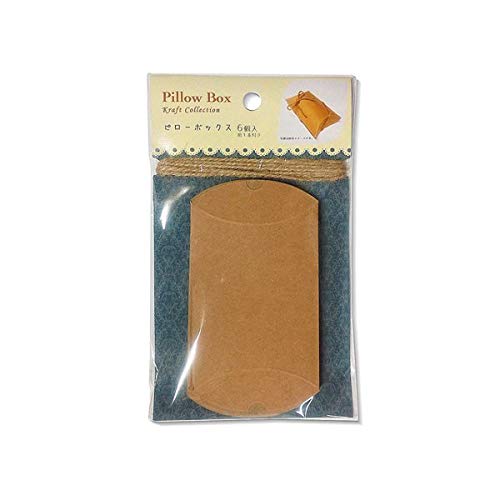 ピローボックス クラフト 6個入 紐付