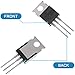 DKARDU 20 pcs IRF540 IRF540N Mosfet Transistor 33A 100V N-Channel Power MOSFET TO-220 with Heatsink Screw Washer Rubber Silicone Screwdriver for Home Industry and DIY