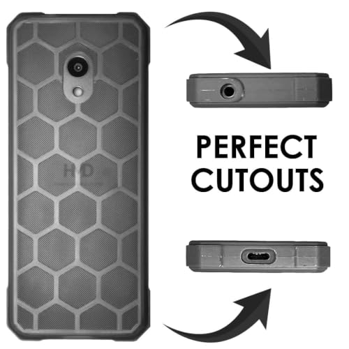 Image of ZAOMA Back Case TPU Cover Compatible for Nokia 235 4G 2024 DS - Model NO. : TA-1616 Rugged Case (Pack of 2) (NK2354G RUGGREY)