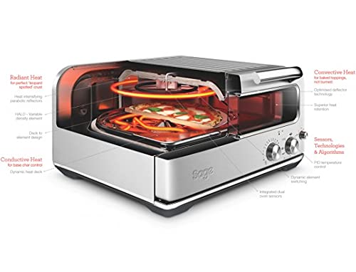 Sage Appliances the Smart Oven Pizzaiolo Pizzaofen Brushed Stainless Steel edelstahl SPZ820BSS4EEU1 - 6