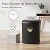 Paper Shredder for Home,Shred 12 Sheet Cross Cut,5.55-Gallon Basket, P-4 Security,Shred Paper/Cards/CDs/Staples/Clips - Jam Proof System for Home Office