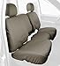 Covercraft Custom-Fit Rear-Second Seat Bench SeatSaver Seat Covers - Polycotton Fabric, Sand