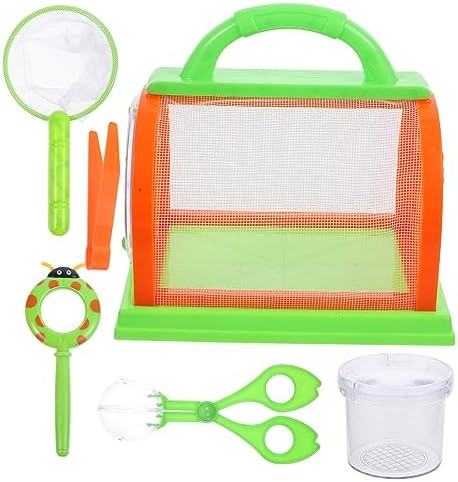 HOMSFOU Toys 1 Set Cage Observation Box Kids Tweezers Kids Playset Kids Tool Kit Nature Exploration Kit Viewing