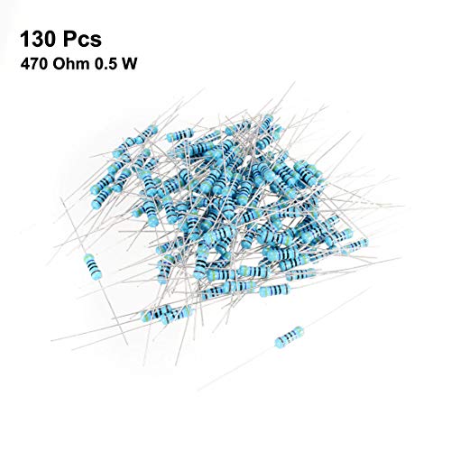 Sourcingmap - 470 ohm 0.5 watt resistenze a film