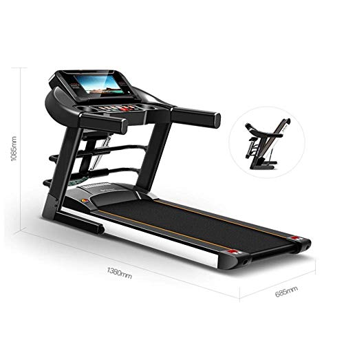 Image of Folding Electric Motorised Treadmill Walking Running Machine 10.1 Inch Color Screen Mute Multifunctional Home Treadmill Easy Operation