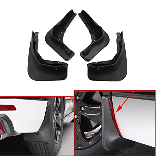 Image of 4pcs Car Mud Flaps Splash Guards Mud Guards Fender Mudguard Mudflap for Tesla Model X 2017 2018 2019 2020 2021 2022 2023
