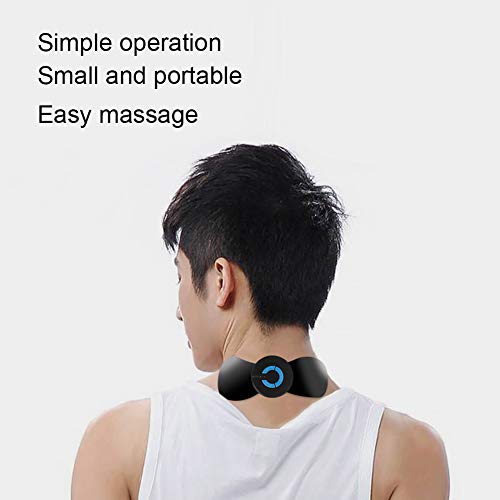 TMISHION Massageador portátil, mini massageador de pescoço, massageador elétrico, almofadas de massa