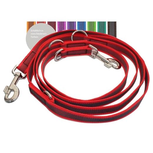 Hundeleine kleine Hunde bis 15 Kg / Doppelleine 4-Fach verstellbar 2,40m / 2,80m / 3,50m Führleine sehr leicht & robust (2,40m 3-Fach verstellbar, Afrika(Braun-Hellblau-Marine)) 2 Activity4Dogs Hundeleine Nylon, Anti-Slip rutschfest, 2,80 m lang, 4-Fach verstellbar, Multileine, für mittelgroße und große Hunde, Made IN Germany, in Mehreren Farben lieferbar