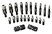 Steelman PRO 78800 22-Piece Tamper Proof Hex Bit Set w/Diamond Tips (SAE)