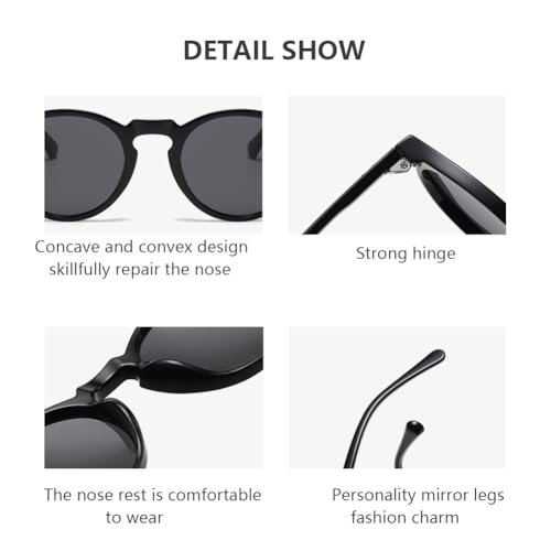 3 Pack Kids Polarized Sunglasses Vintage Cute Round Glasses for Girls Boys Age 3-84