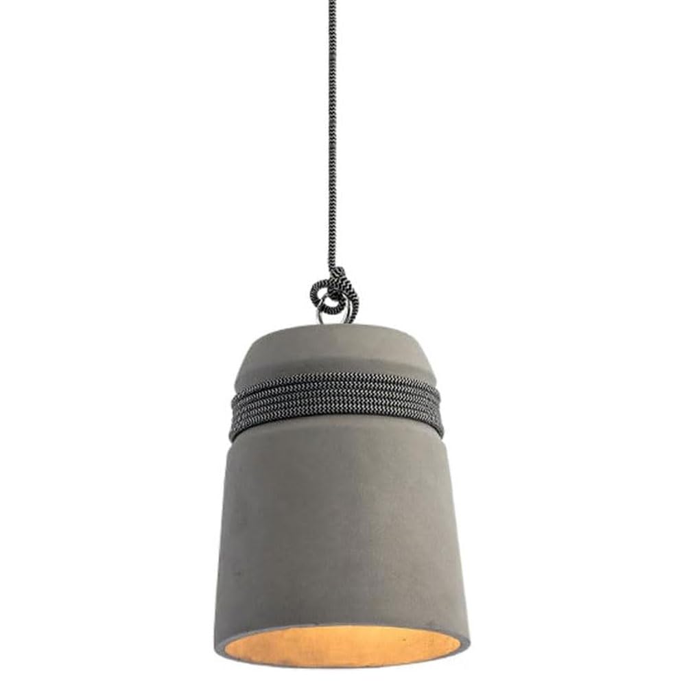 Chandelier en ciment créatif E27 style rétro pour intérieur raffiné