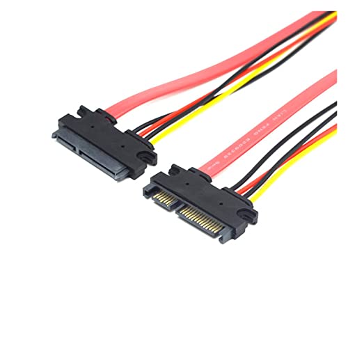 Cable de extensión SATA 22 pines 0.5 m macho a hembra miniatura 2